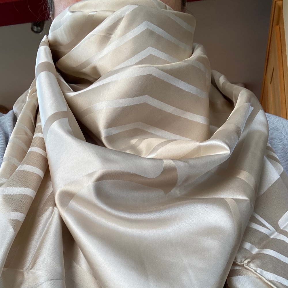 Cartier oversized silk scarf